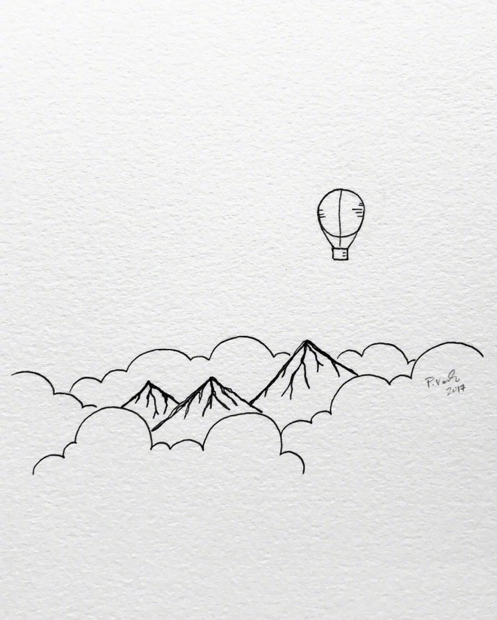 简单好看的黑白小插画. by_patty variboa #插画分享