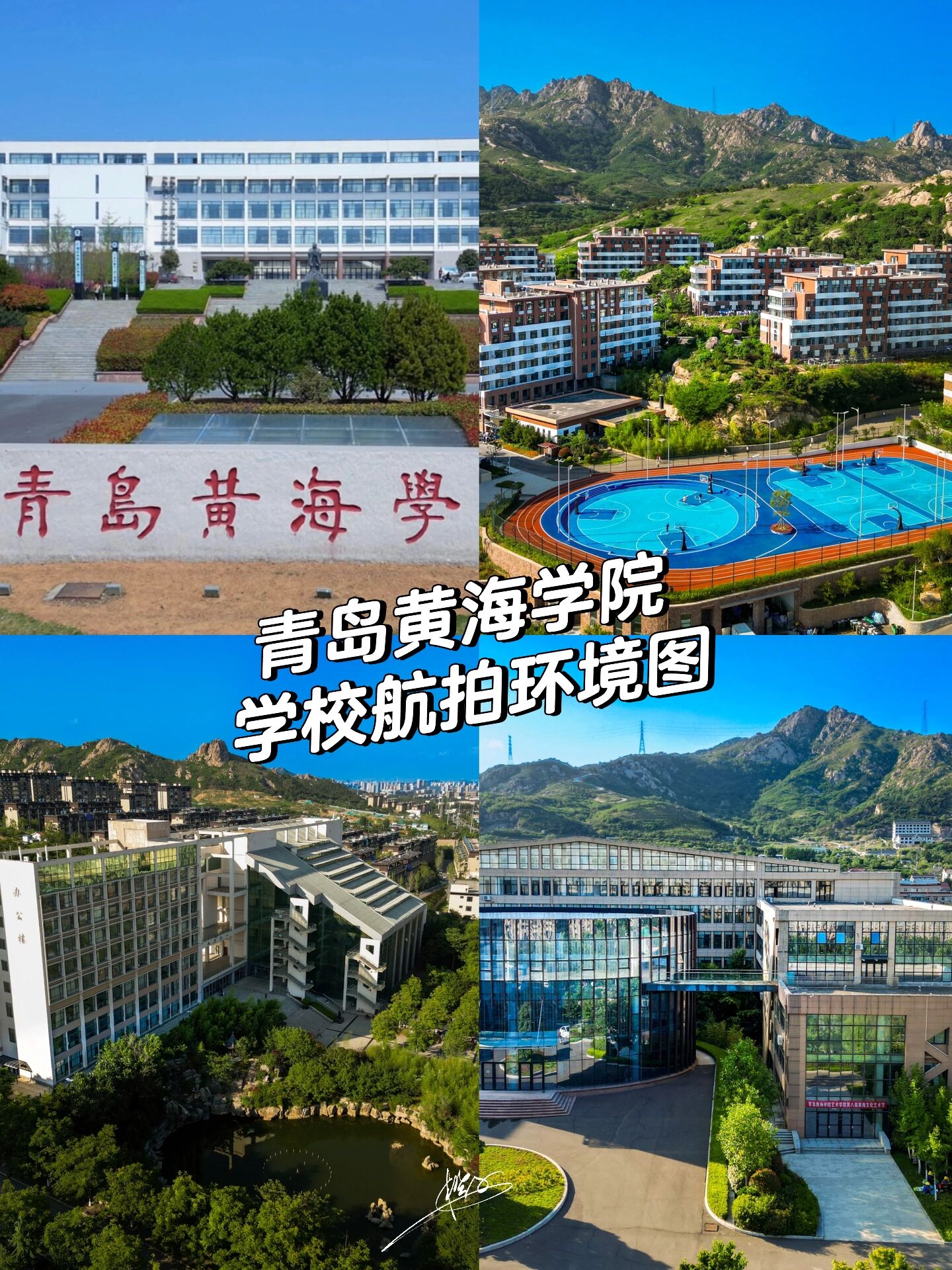 青岛黄海学院全景图图片