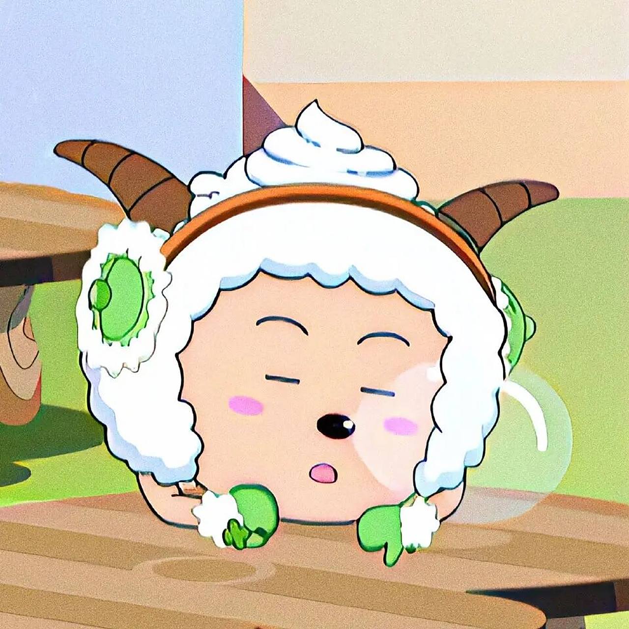 懒羊羊头像之睡觉中的小懒