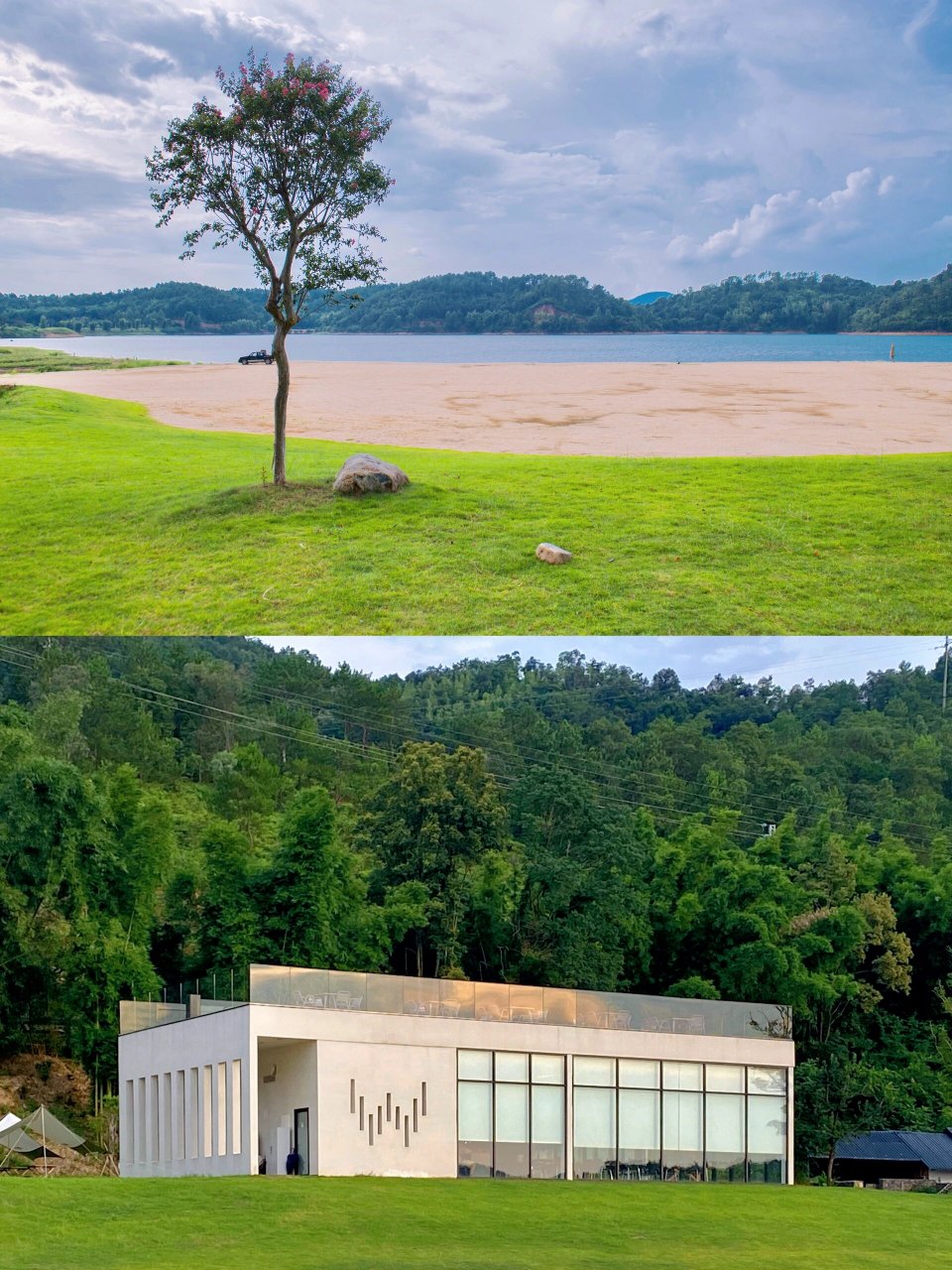 青山含黛,碧水潋滟,湖光山色,鸟语花香,打卡河源万绿谷度假区,乐享一
