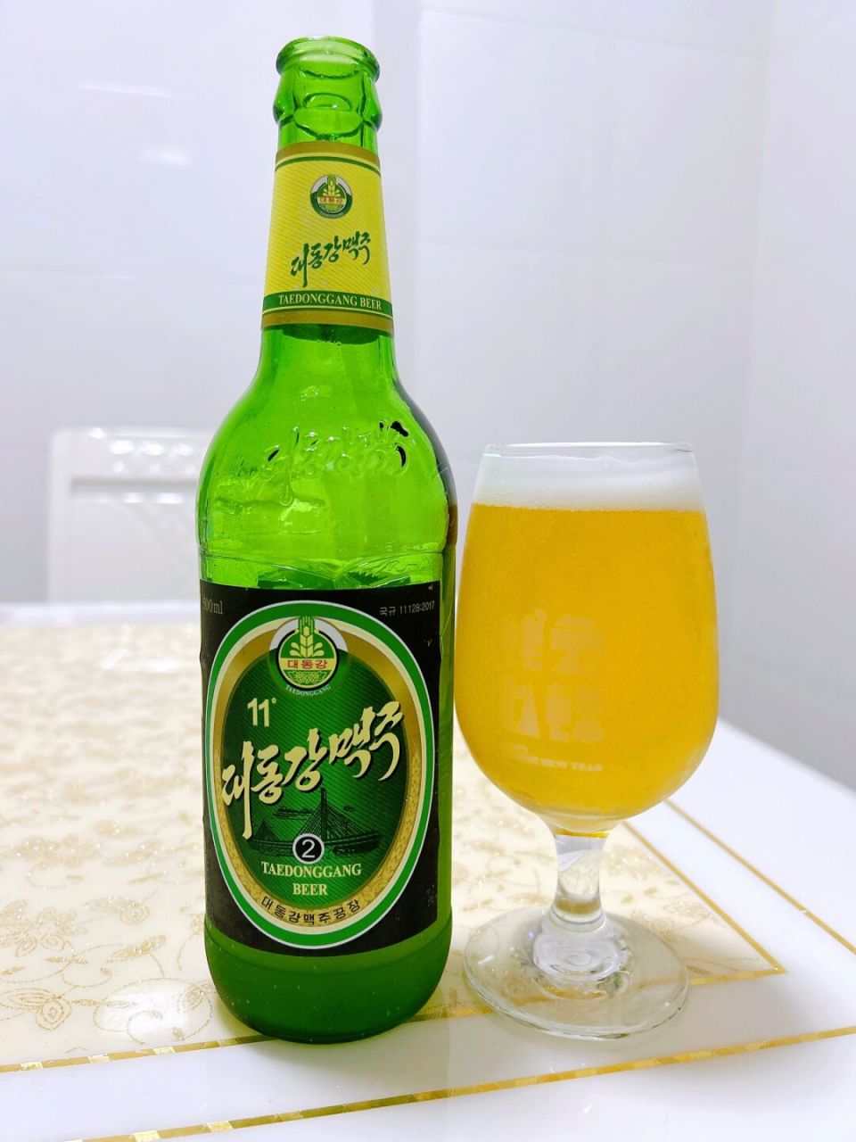 来自朝鲜的啤酒——大同江·2号 朝鲜的一款工业拉格,原本是英国的一