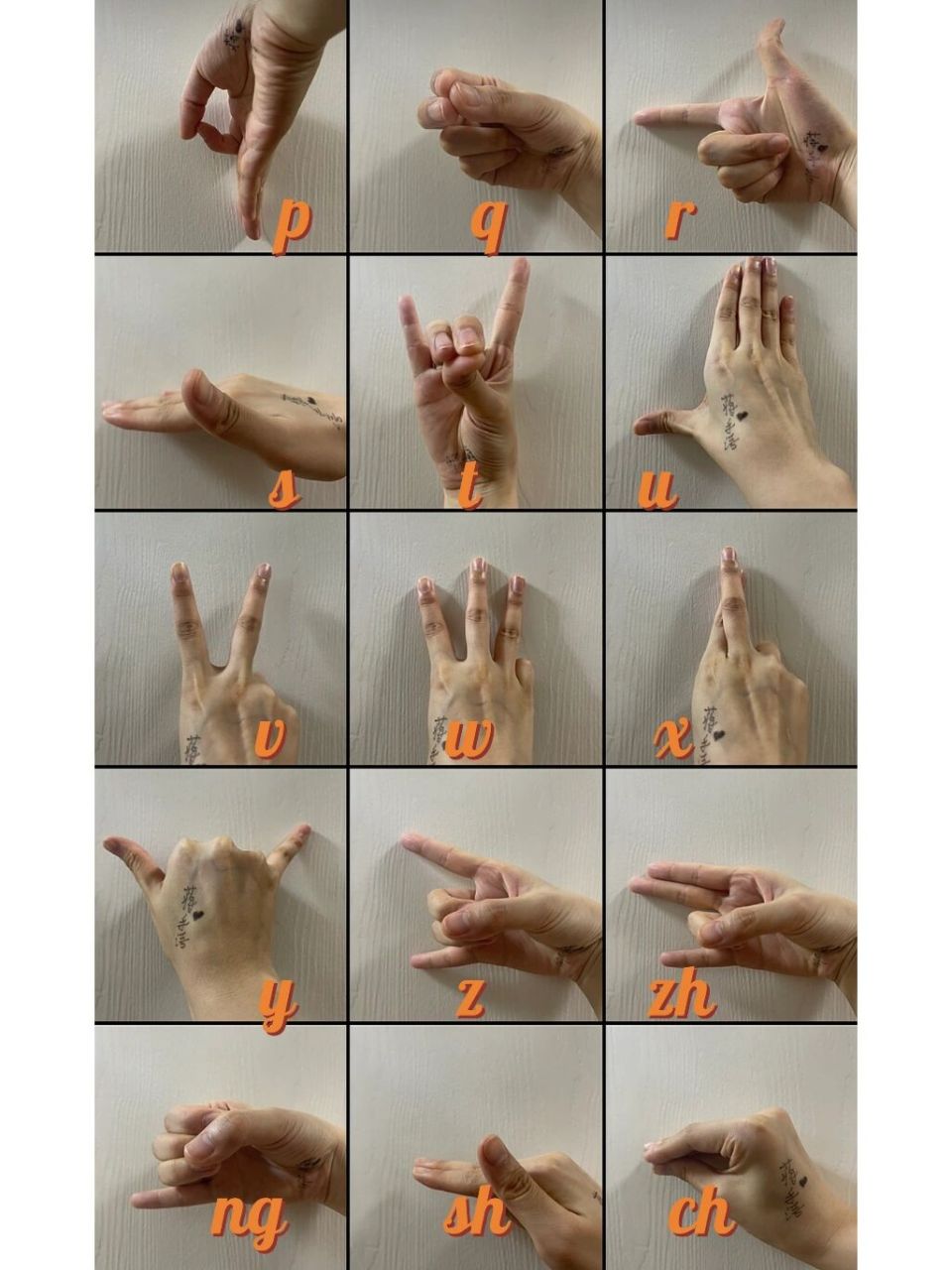 手语教学—学会字母手语都可以打出来 拼音字母,这些字母学会了哪怕你