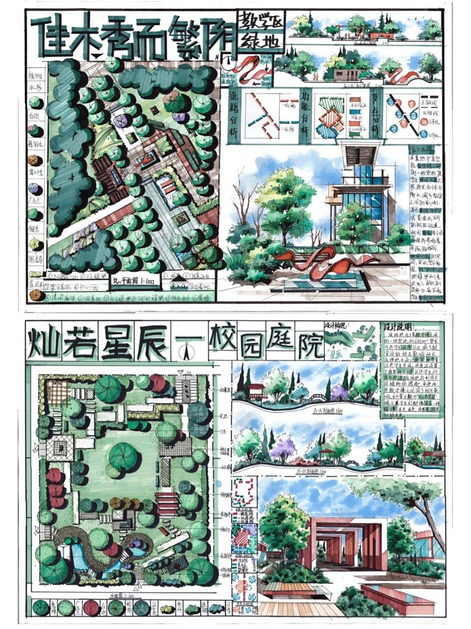 99园林景观快题99屋顶花园|校园绿地 04 屋顶是建筑物避免受