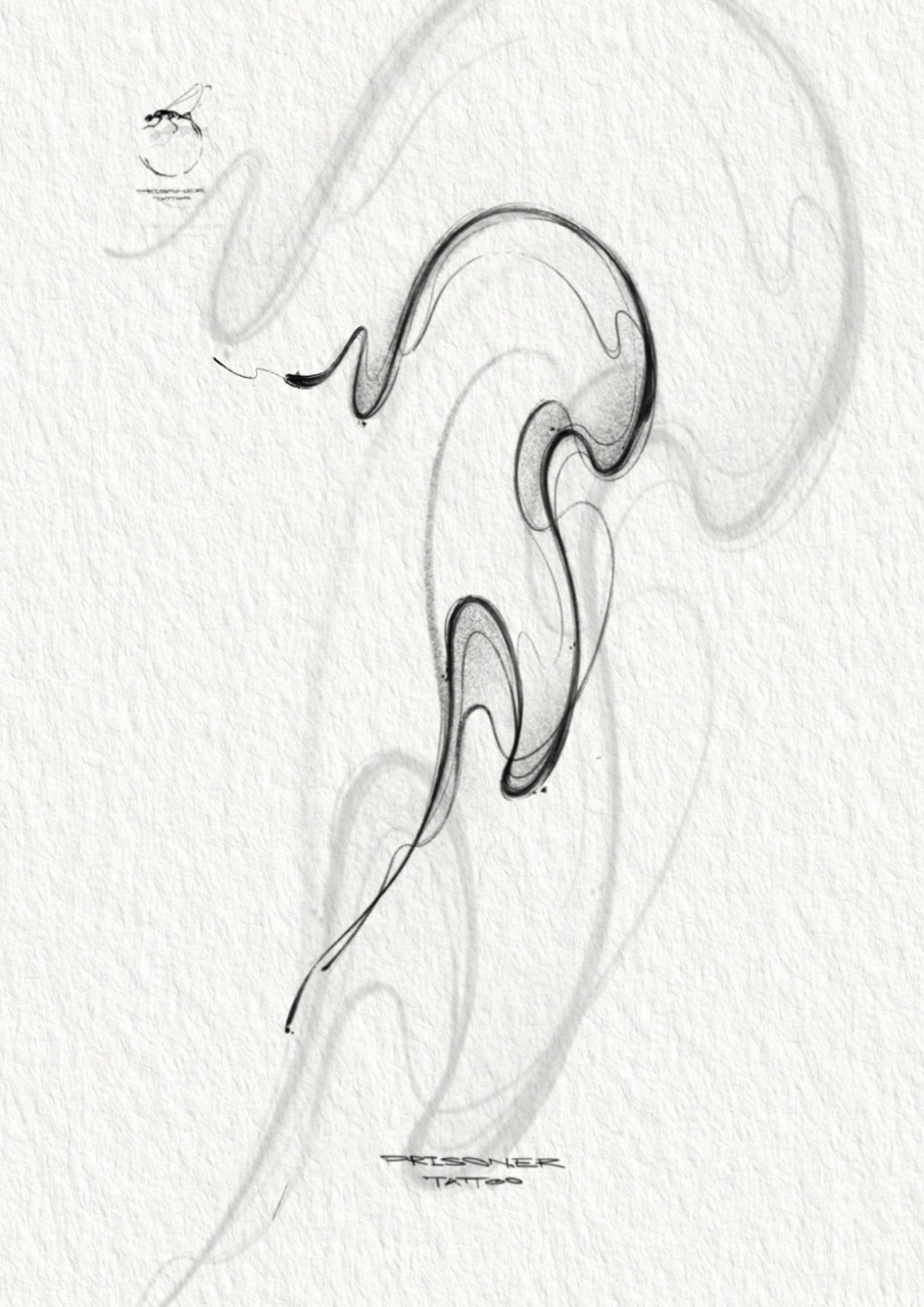 水墨线条|水墨蛇系列|日复一日 7515环绕 延伸 循环 日复一日 不