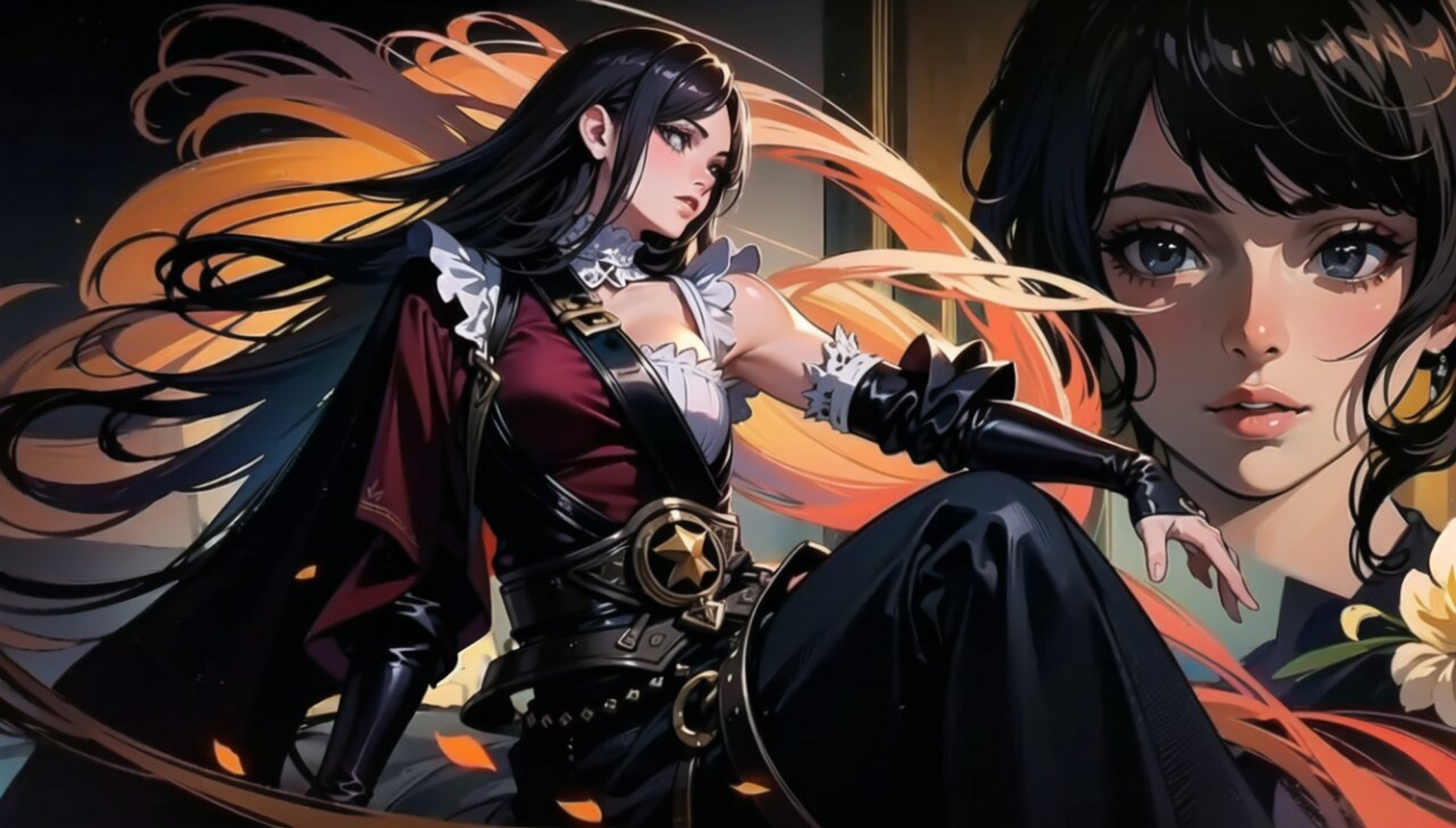 ai绘画十次竟然变成了古风美女丨橘右京修罗 大家有想看的其他渲染