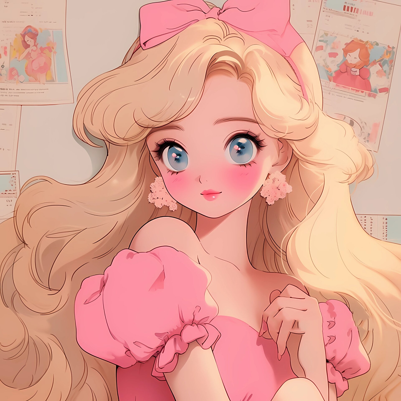 96芭比系列:barbie shining pink 头像 公主殿下,你该换头像啦