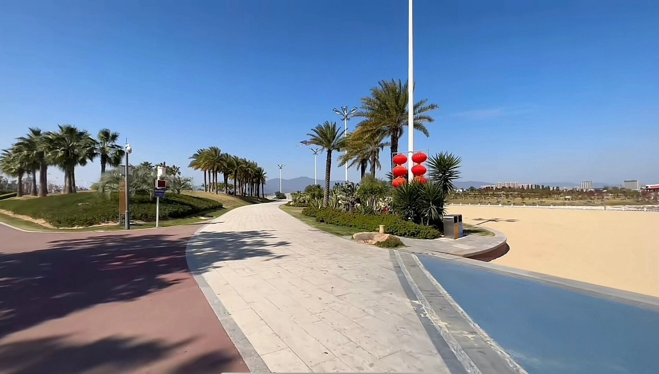 马銮湾环湾带状公园98蓝色海岸线 厦门又一处适合休闲的阳光海岸