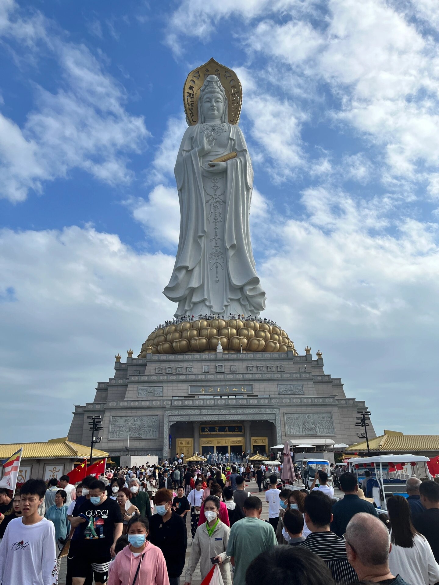 三亚水上观音图片