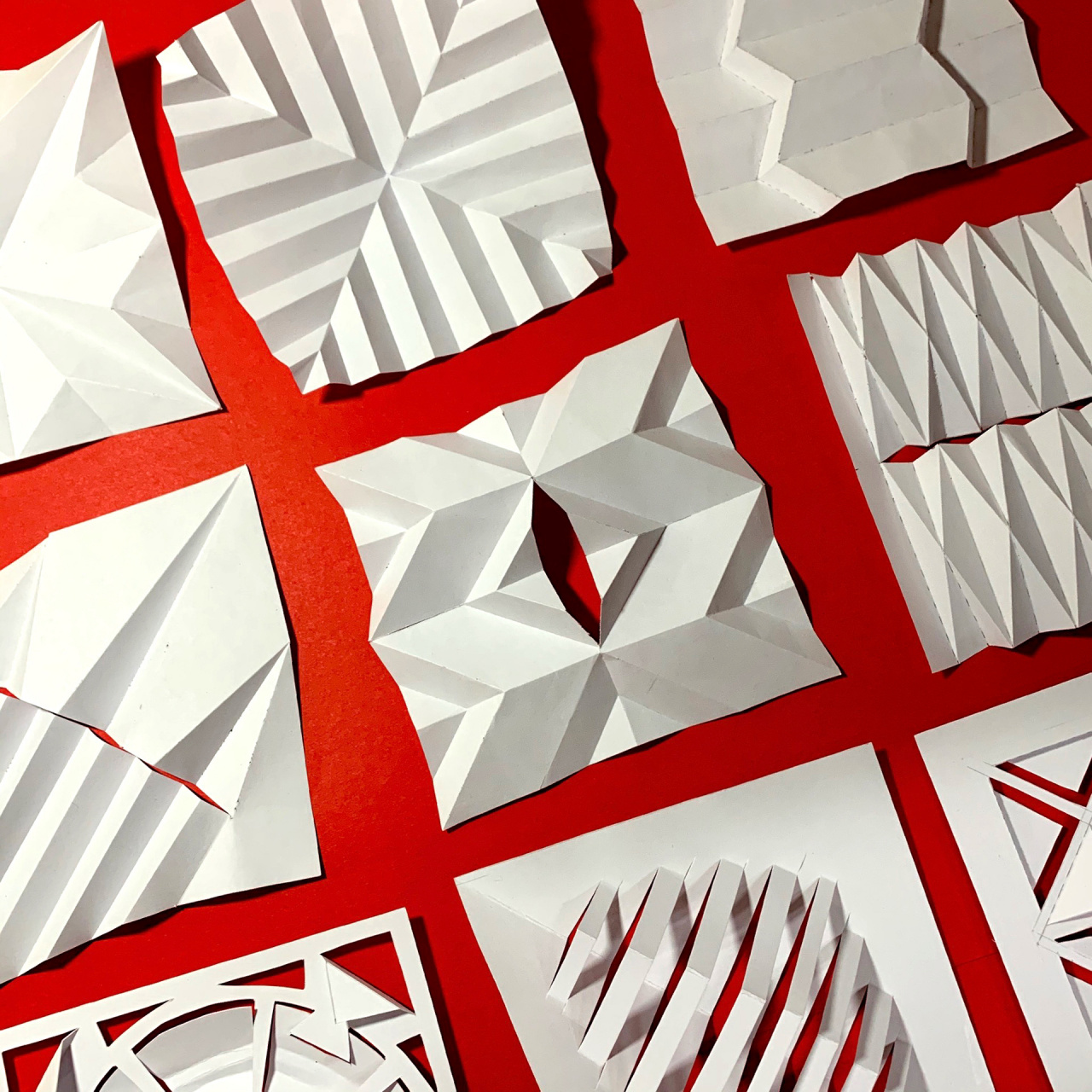 作业分享|半立体构成折纸 分享一个三年前/大一的构成作业(2020.