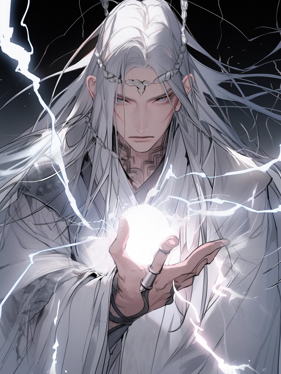 古风人物头像壁纸 雷电