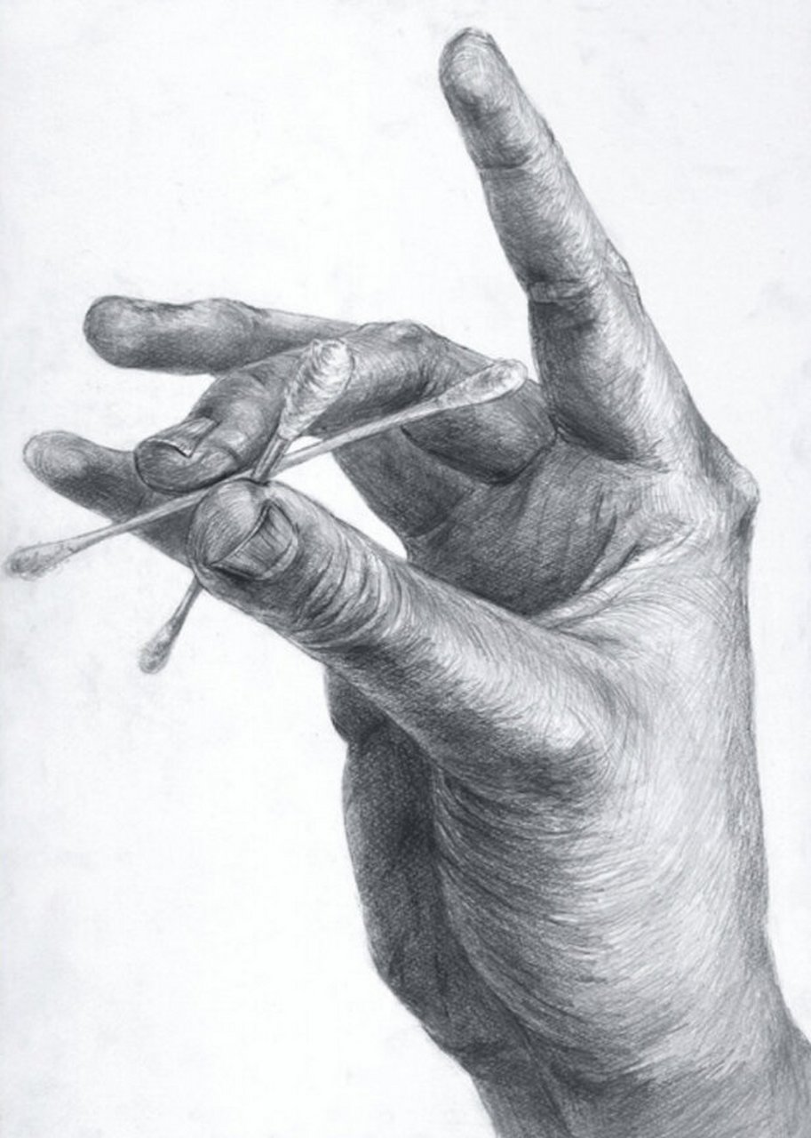 日本素描赏析|多摩美术大学手部素描合集 多摩美术大学入试优秀作品