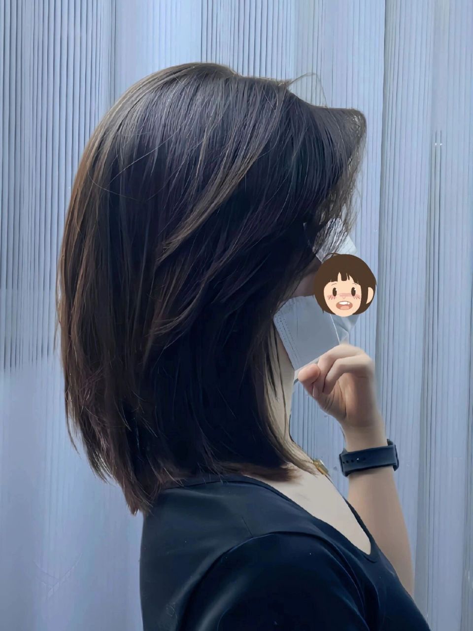 近期超火齐肩层次发型,剪完脸瘦一圈 73非常适合方圆脸,长脸女生不