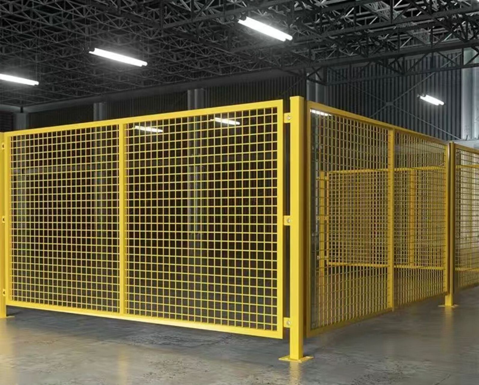 仓库车间隔离网铁丝网隔断网工厂围栏防护网   #厂围挡  围栏 #小区