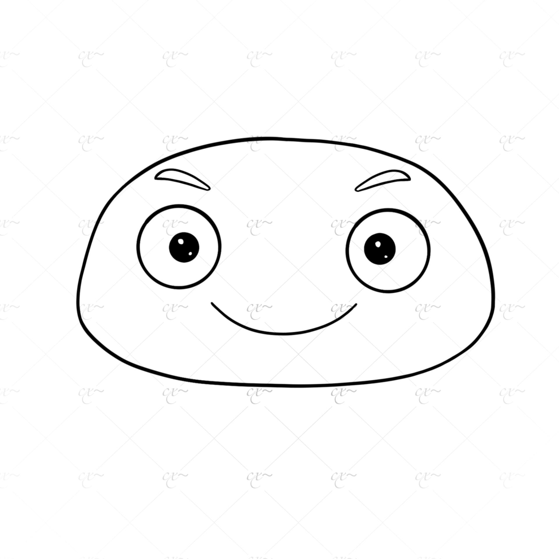 蛋仔派对联名果宝特攻:橙留香(简笔画)