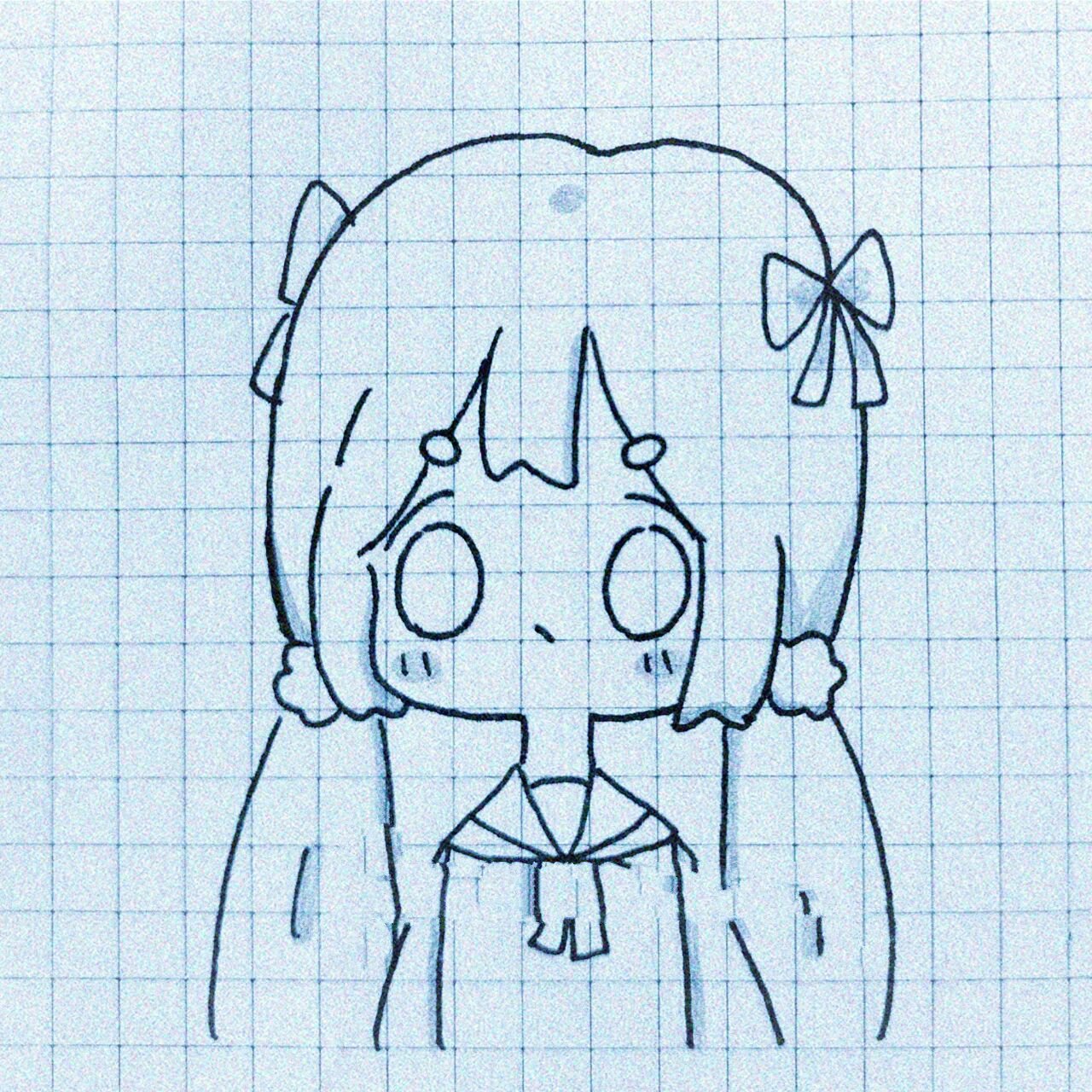 简笔画小女孩95绘画合集② "与其可忙的追赶日落不如静待满天繁星"