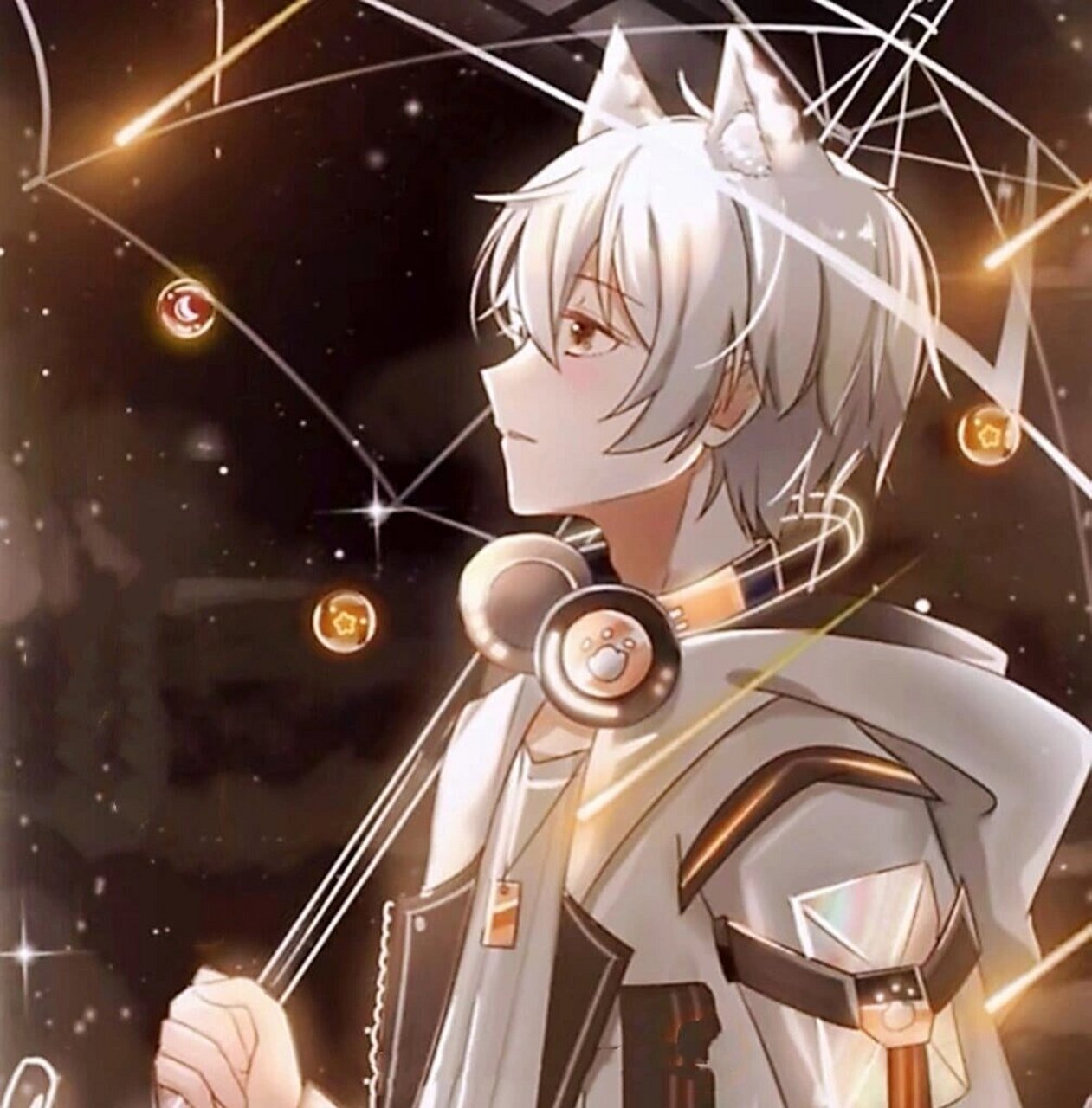 情侣头像打伞的