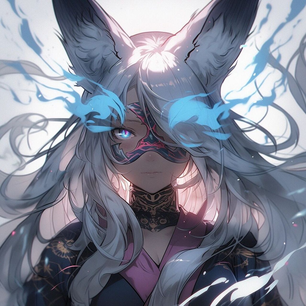 狐妖少女阴阳师风格系列头像更新 狐妖少女系列头像更新,其中杂糅了多