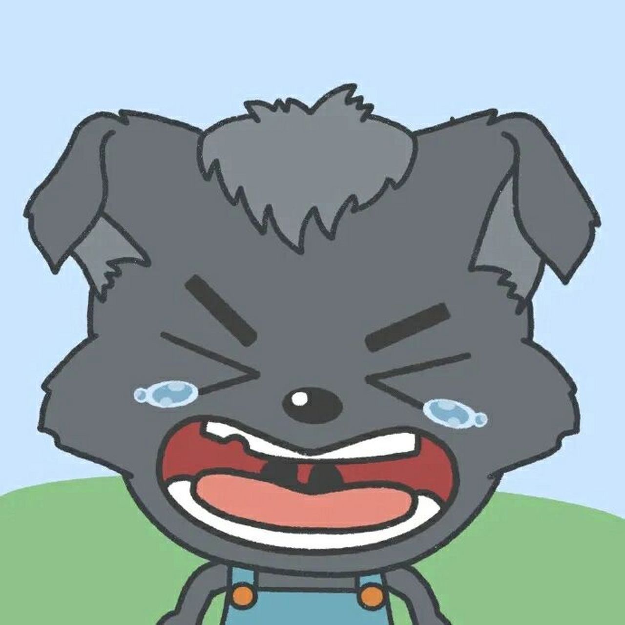 小灰灰头像 可可爱爱没有脑袋