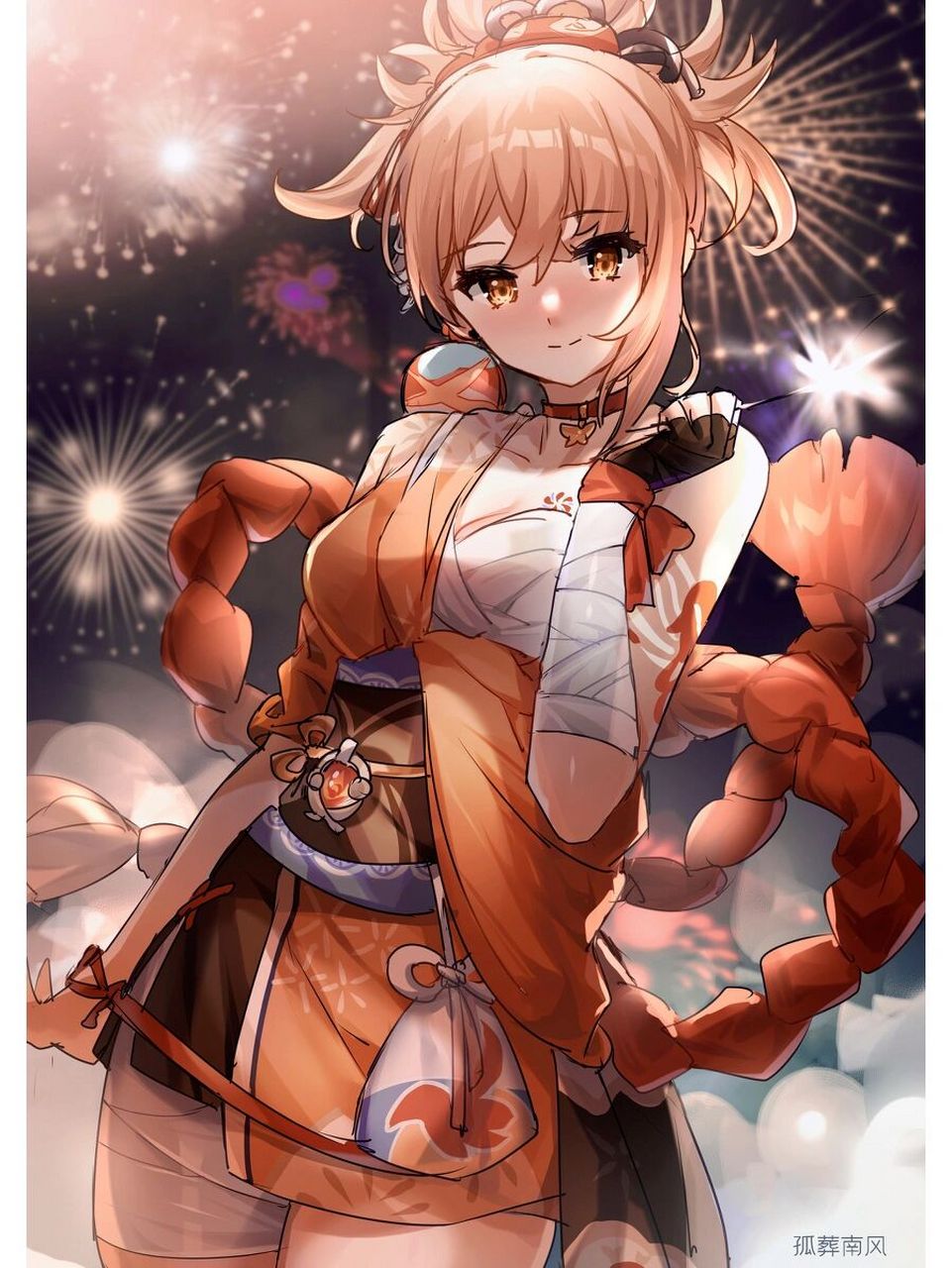 二次元美图|《原神》宵宫 获取原图请私信,侵删