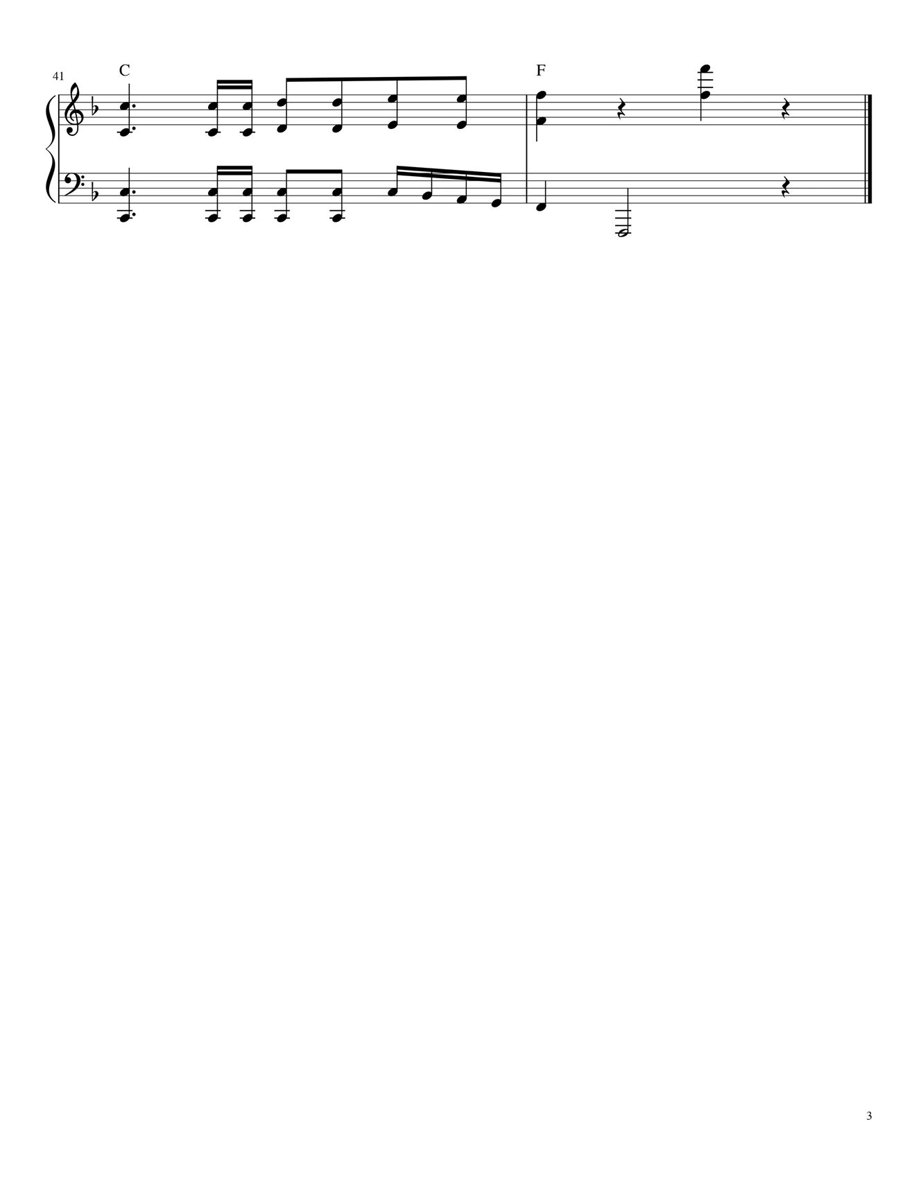 钢琴谱分享《悬崖上的金鱼姬》