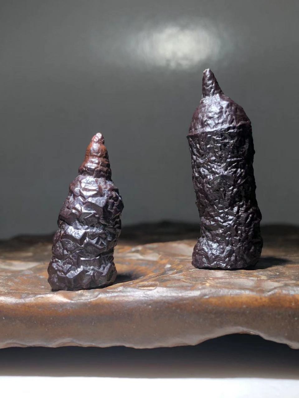 沙漠金刚 地表原石 包浆完美 外皮无伤 黑金刚石——来自埃及沙漠的