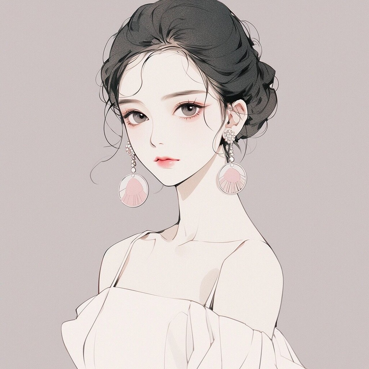 女生头像 | 极简主义 #头像分享# #少女头像# #风格头像# #优质女生