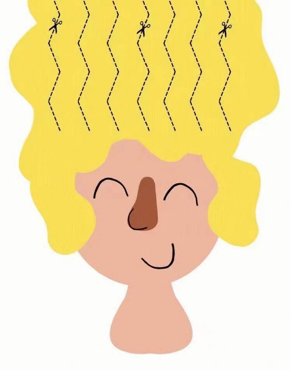 【幼师必备】美工区素材——小小理发师 9315打印 #幼儿园# #幼师