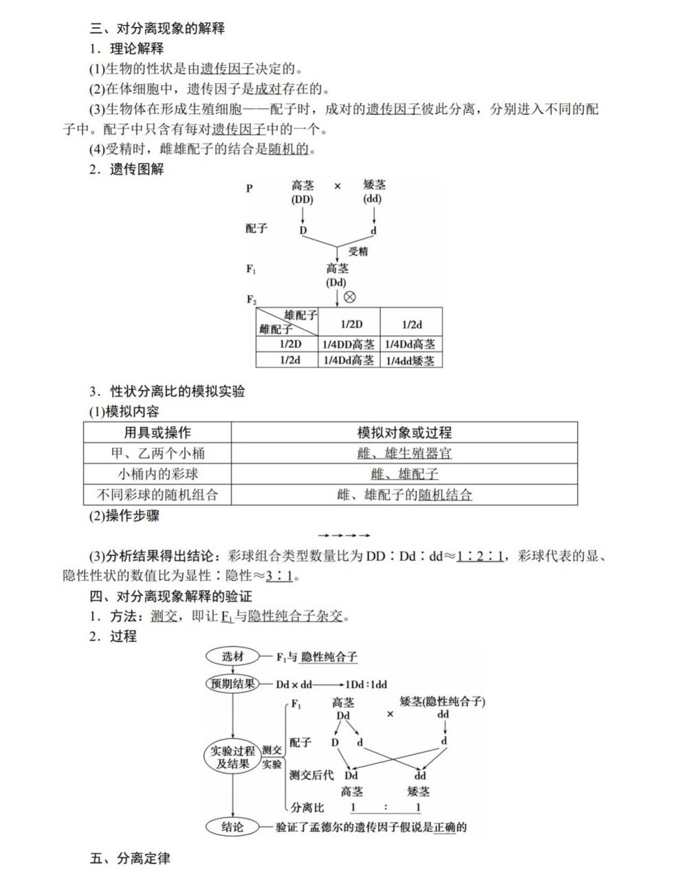 高中生物|遗传知识梳理与习题 遗传这一部分应该是所有高中生的噩梦
