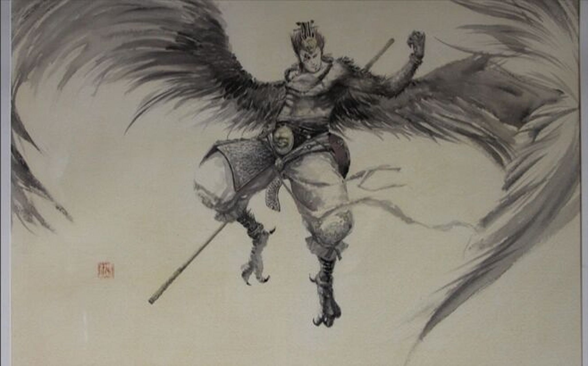 《封神榜》人物系列--雷震子 雷震子在《封神演义》中是主要人物之一