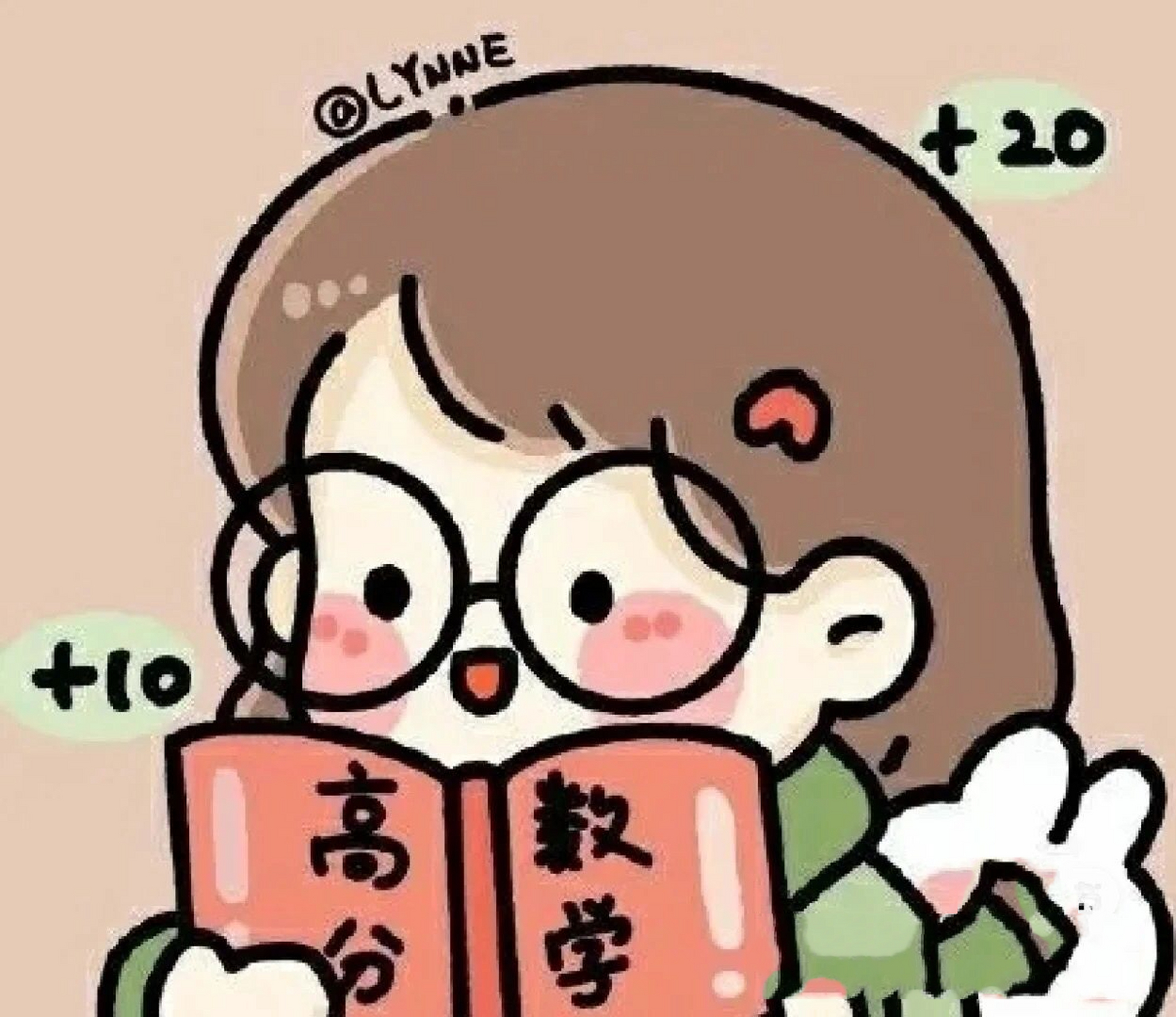 学霸头像(女生) 各位学霸们,你们的专属头像来啦!