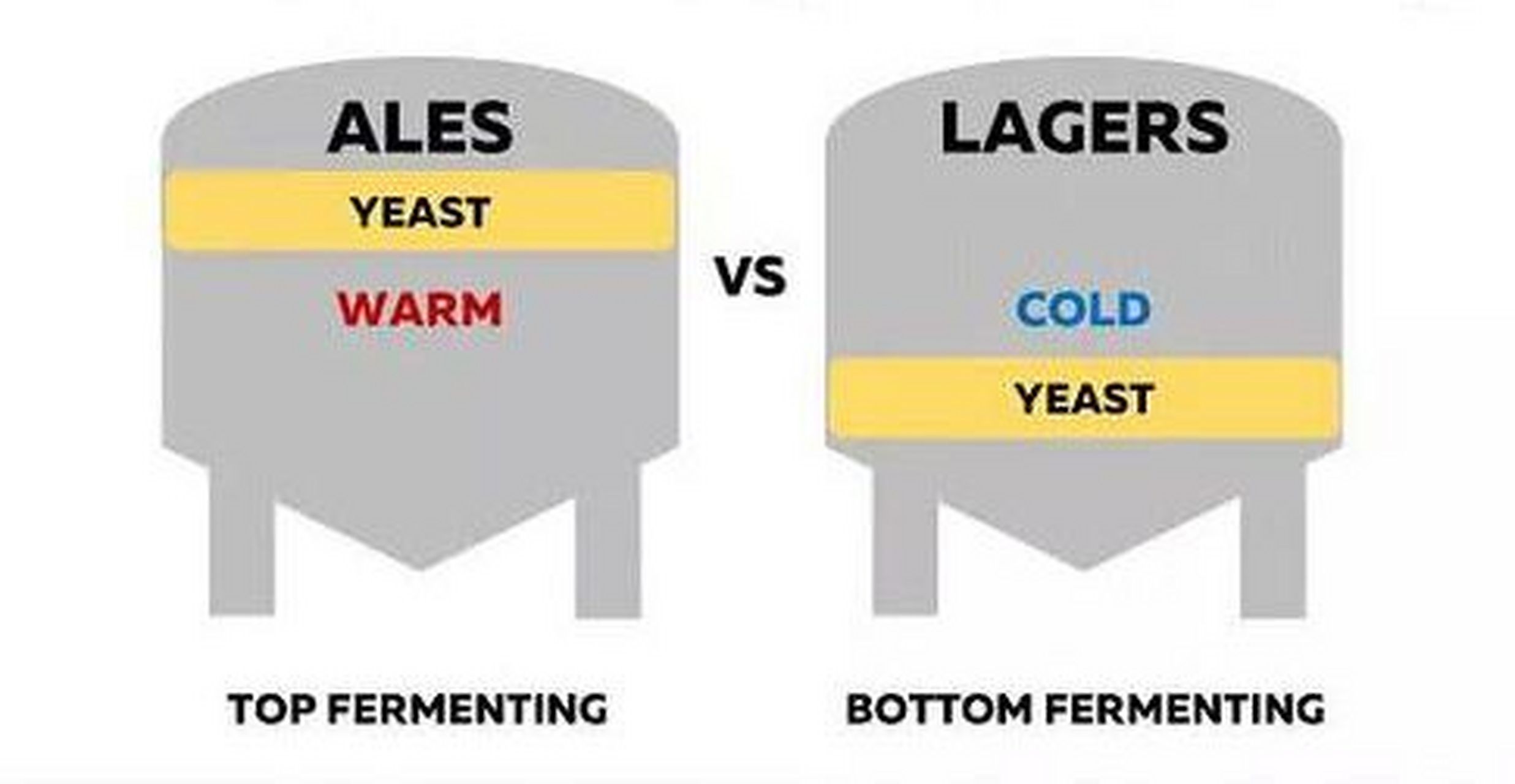 啤酒发酵的方式主要是两种:艾尔,拉格.