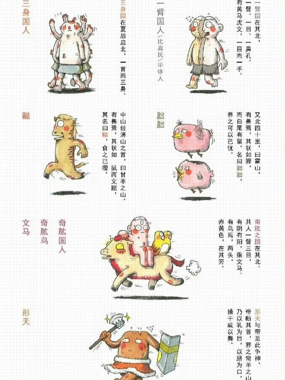 山海经神兽萌图 q版图片