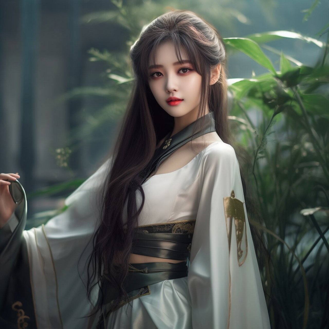 绝美古风少女头像 | 青裳 翠色轻裳,映那江南的水梢间, 你可知道,我为