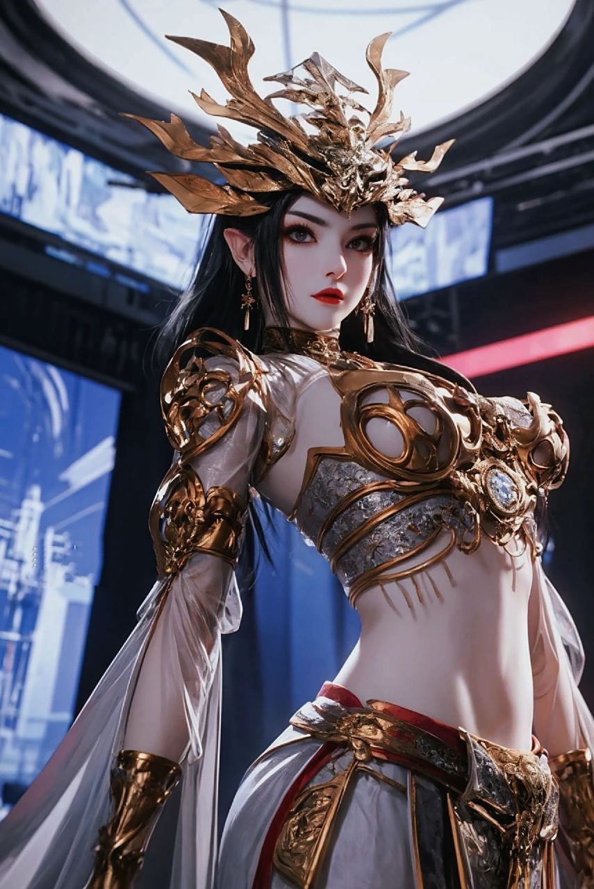 ai美杜莎魔改版,美杜莎壁纸5,16张 有一张被人说太露,我删了一张