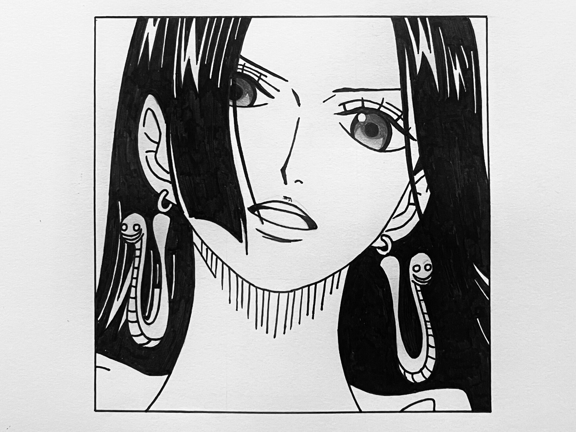 海贼王～女帝汉库克7815手绘教程