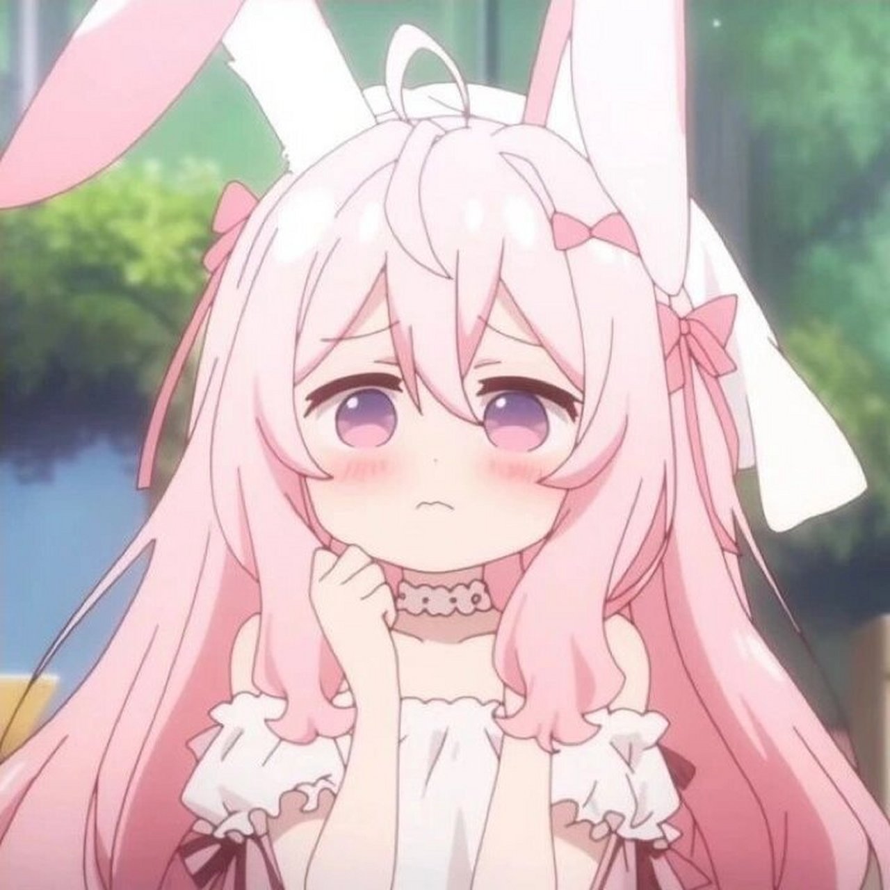 动漫女头 | 可爱兔女孩粉色甜妹 #动漫女头# #动漫头像# #动漫女生