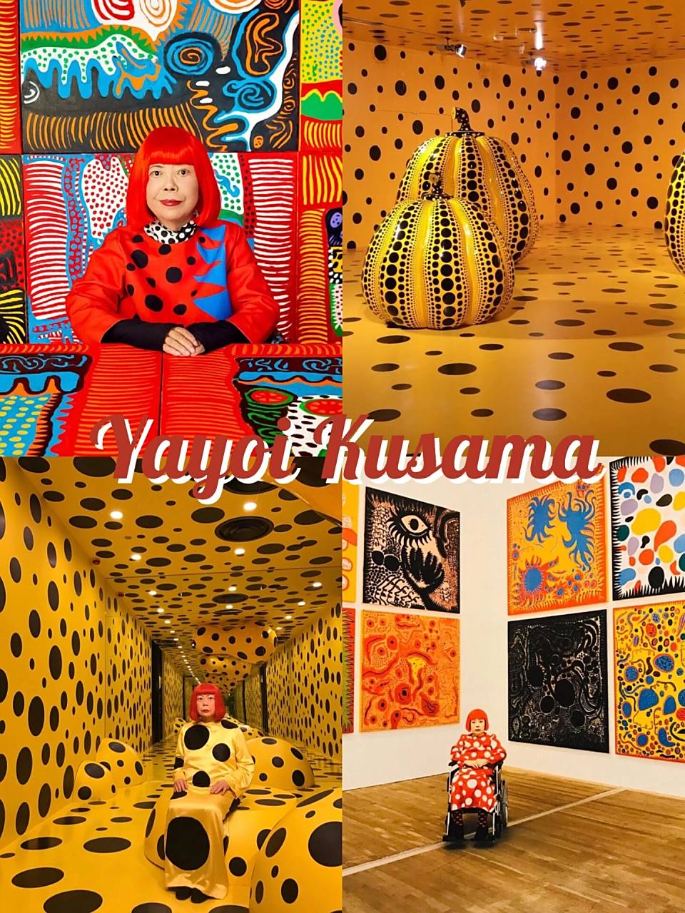 艺术科普|草间弥生 怪婆婆的大南瓜92 92波点女王——草间弥生