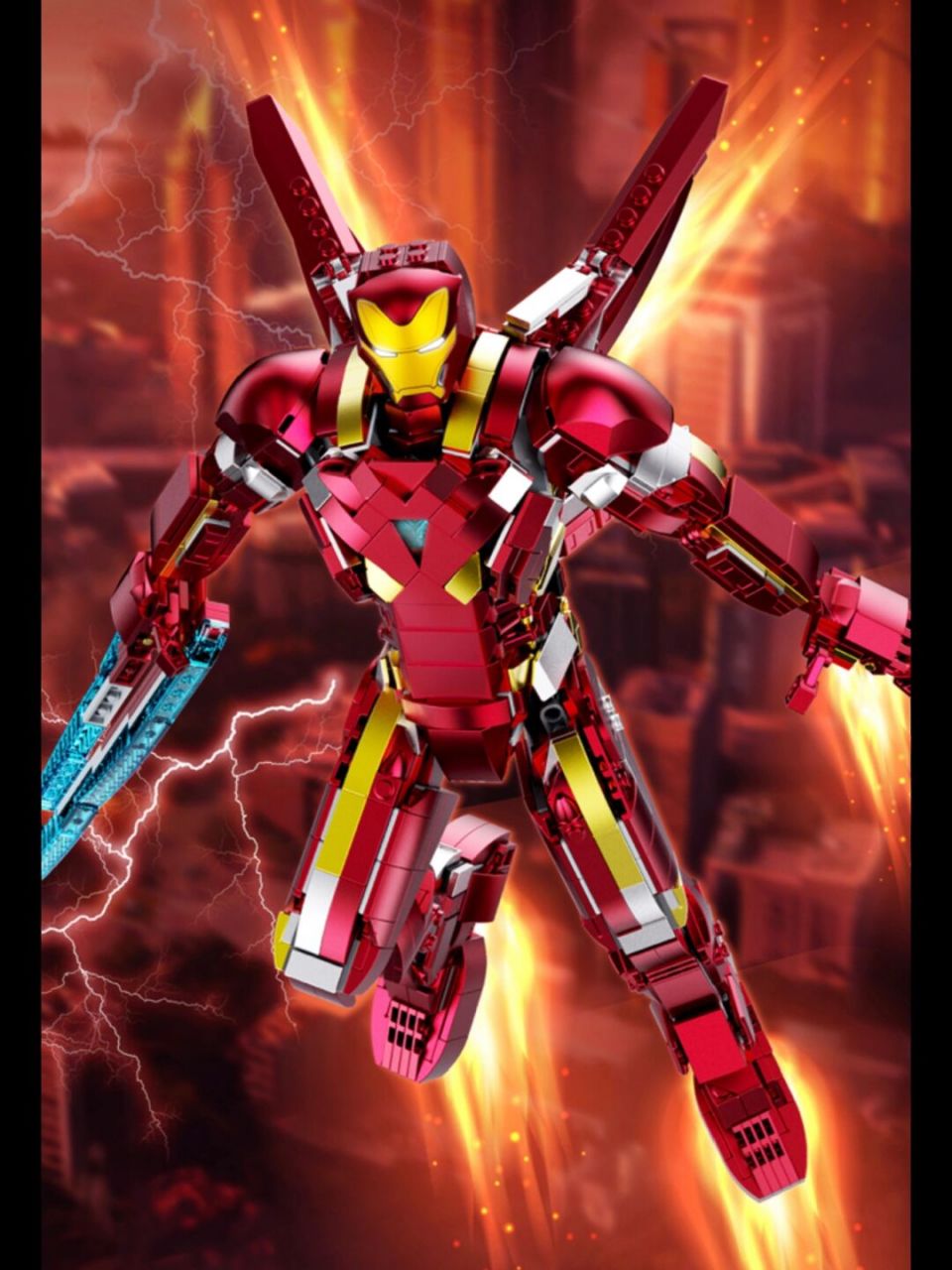 拓乐积木 钢铁侠系列第三款mk50登场!