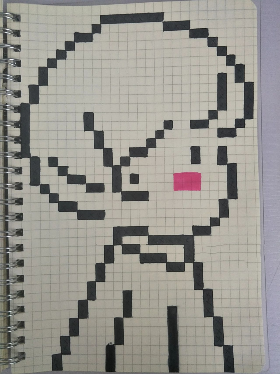 小男孩 网格本 临摹 绘画教程 今天是肉嘟嘟的小男孩呀～ 最近因为