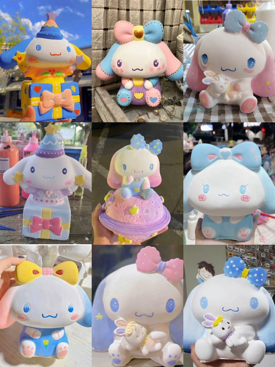 石膏娃娃～玉桂狗(13) 石膏娃娃涂鸦,存钱罐,治愈又解压.