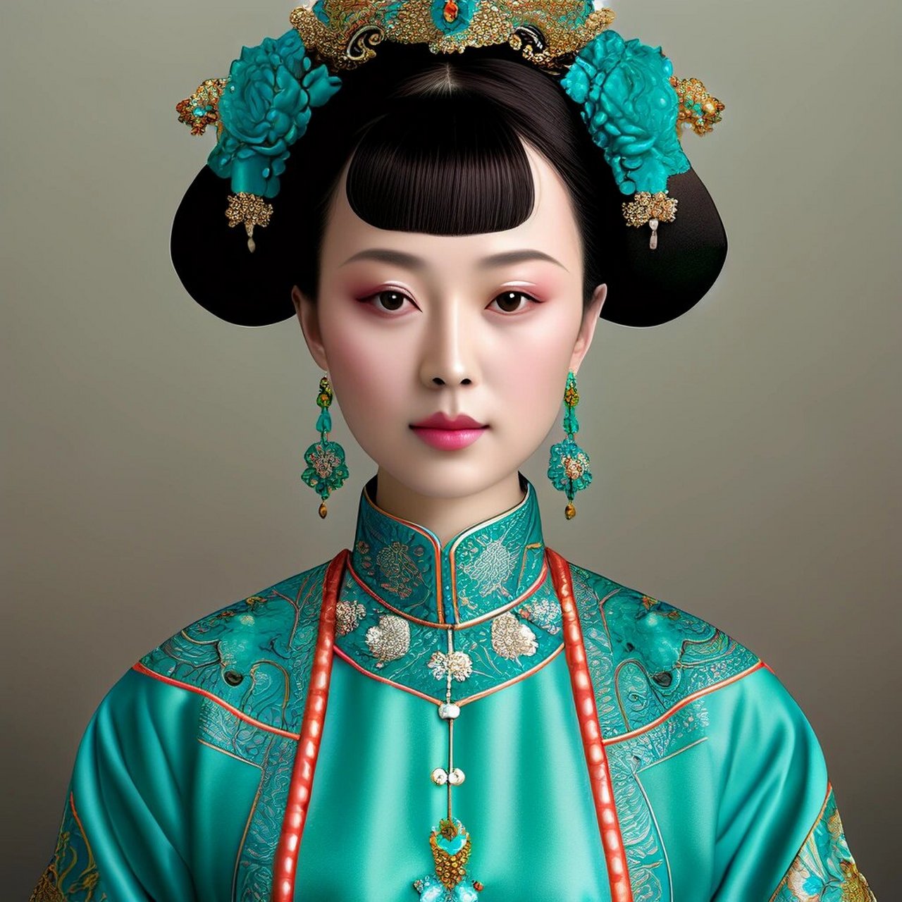 唐朝服饰|清朝古装|珠花头饰 有唐朝,有清朝,杂七杂八的,凑合看吧.