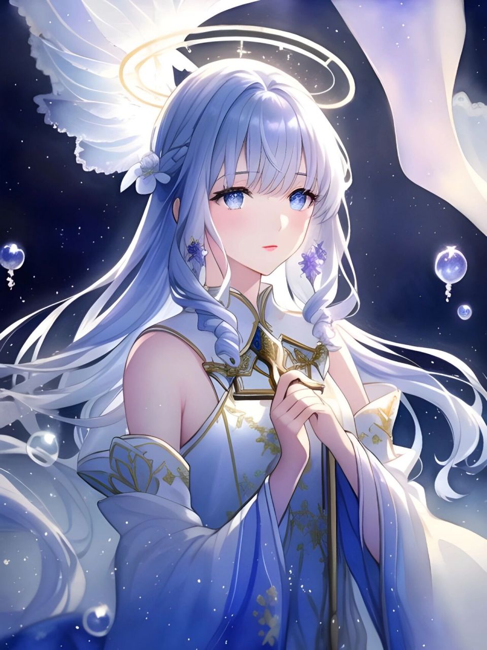 仙气紫水晶|神秘梦幻紫|二次元头像壁纸