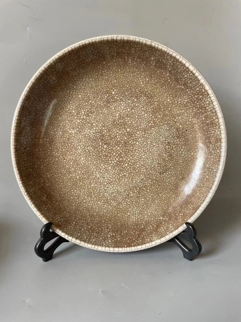 清早期乾隆哥釉七星盘