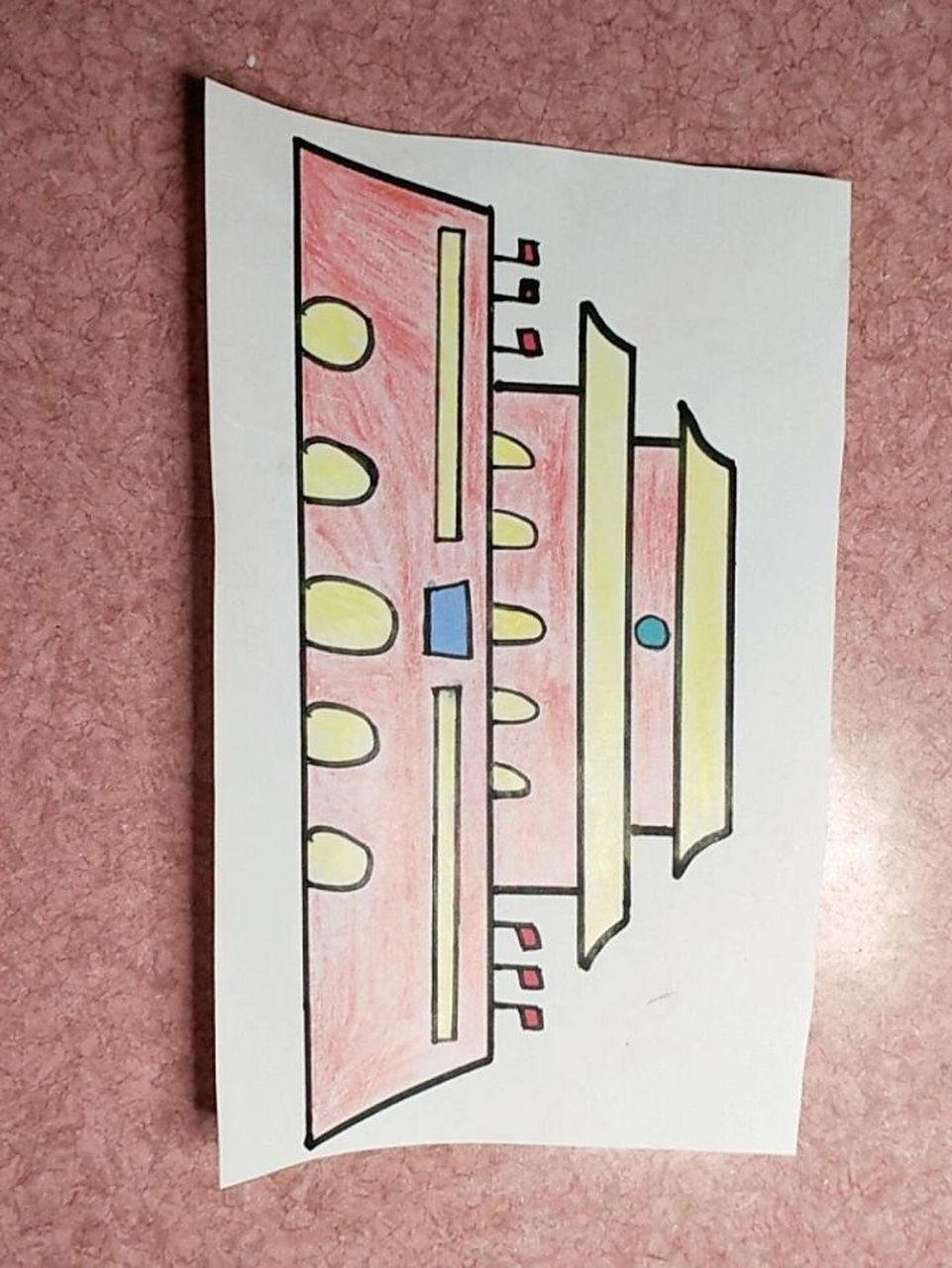 天安门简笔画来了 点个小星星