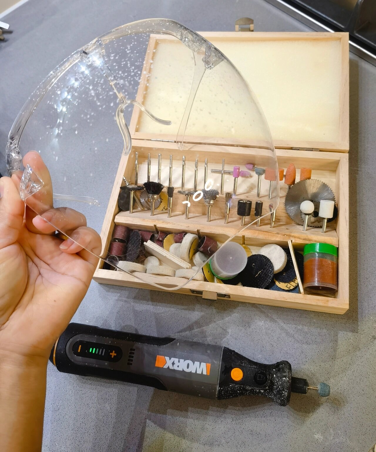 自己打磨黑金鲍鲍鱼壳