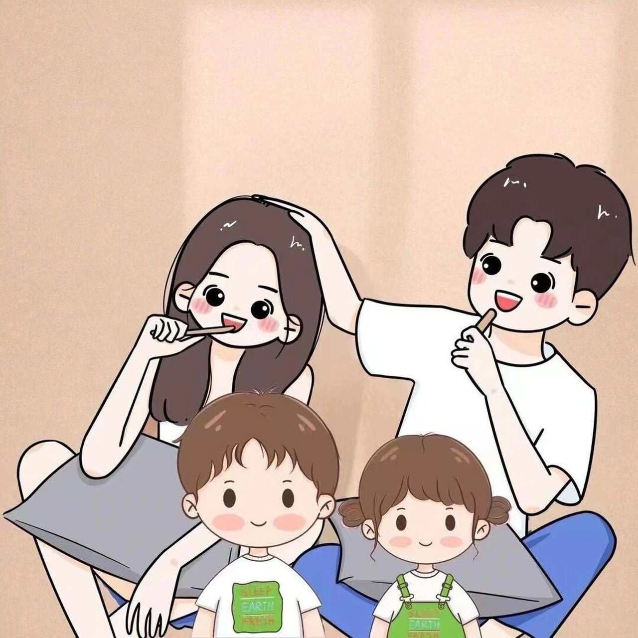 亲子头像一家四口 亲子头像一家四口98699969976996