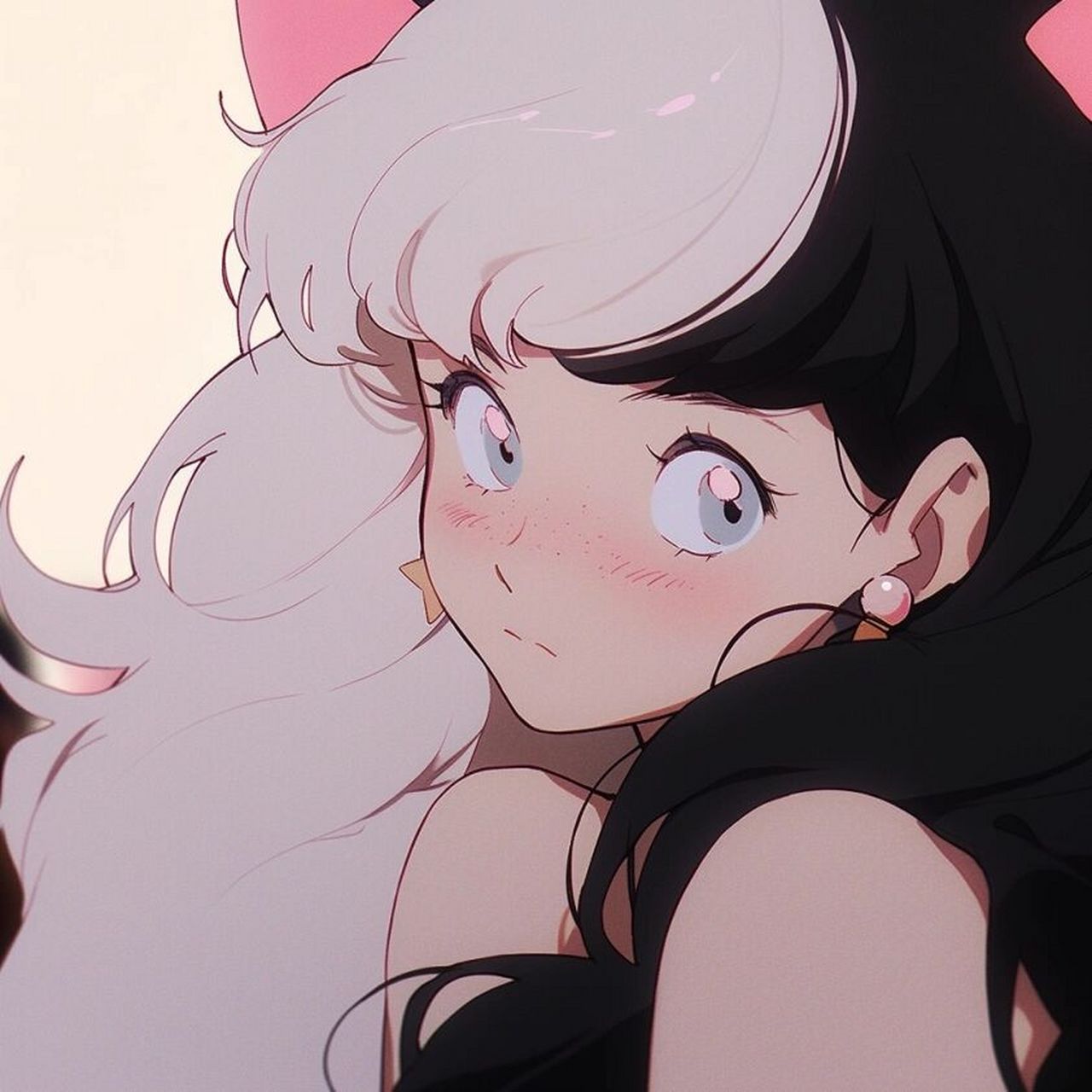 黑白发色又来啰～|复古旧漫风女头像#03 我会根据姐妹们的投票反馈来