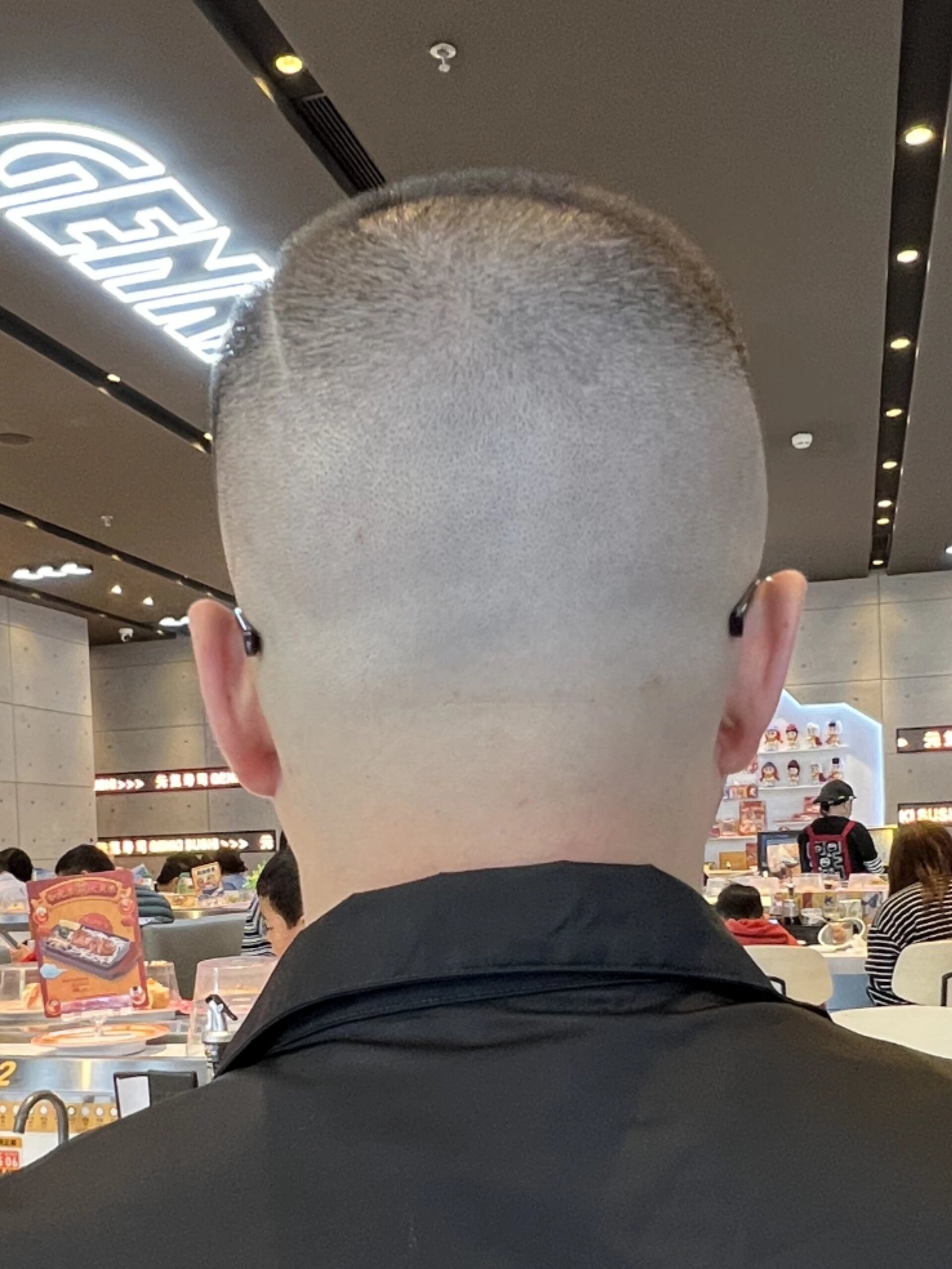 寸头四周光