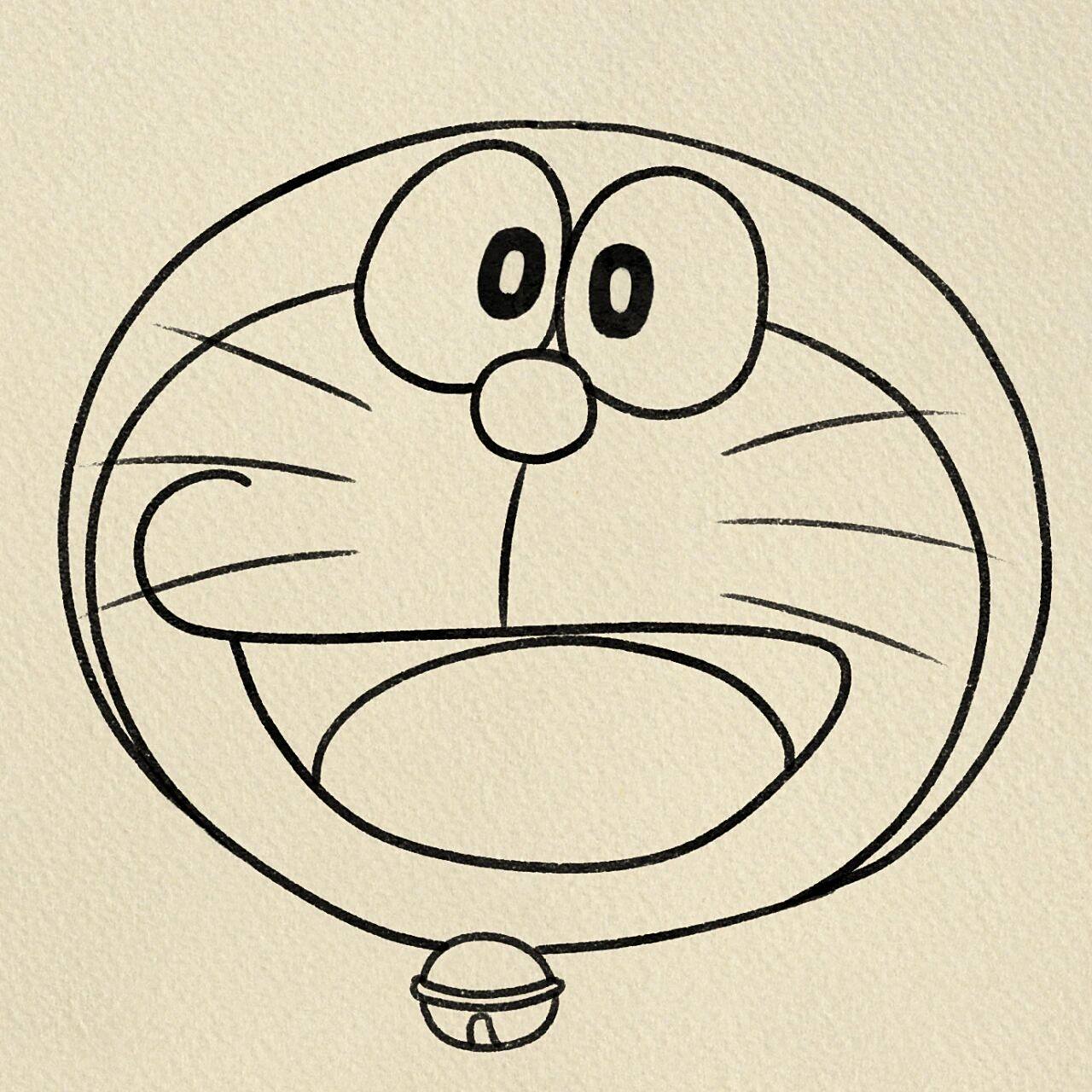 哆啦a梦简笔画‖(49)