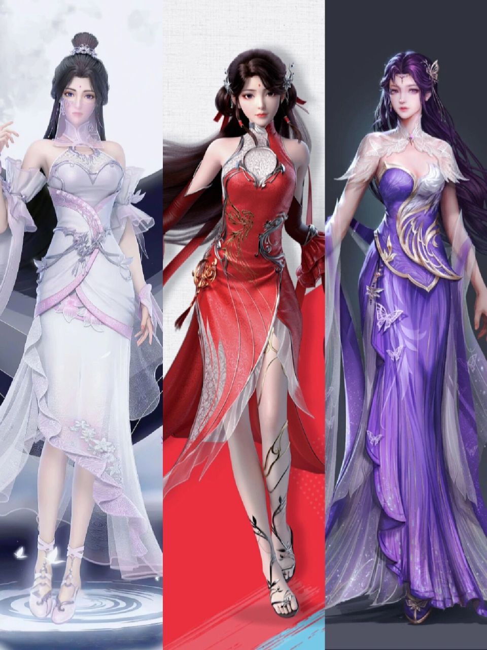 完美世界壁纸|谁说国漫女神清一色高跟鞋?